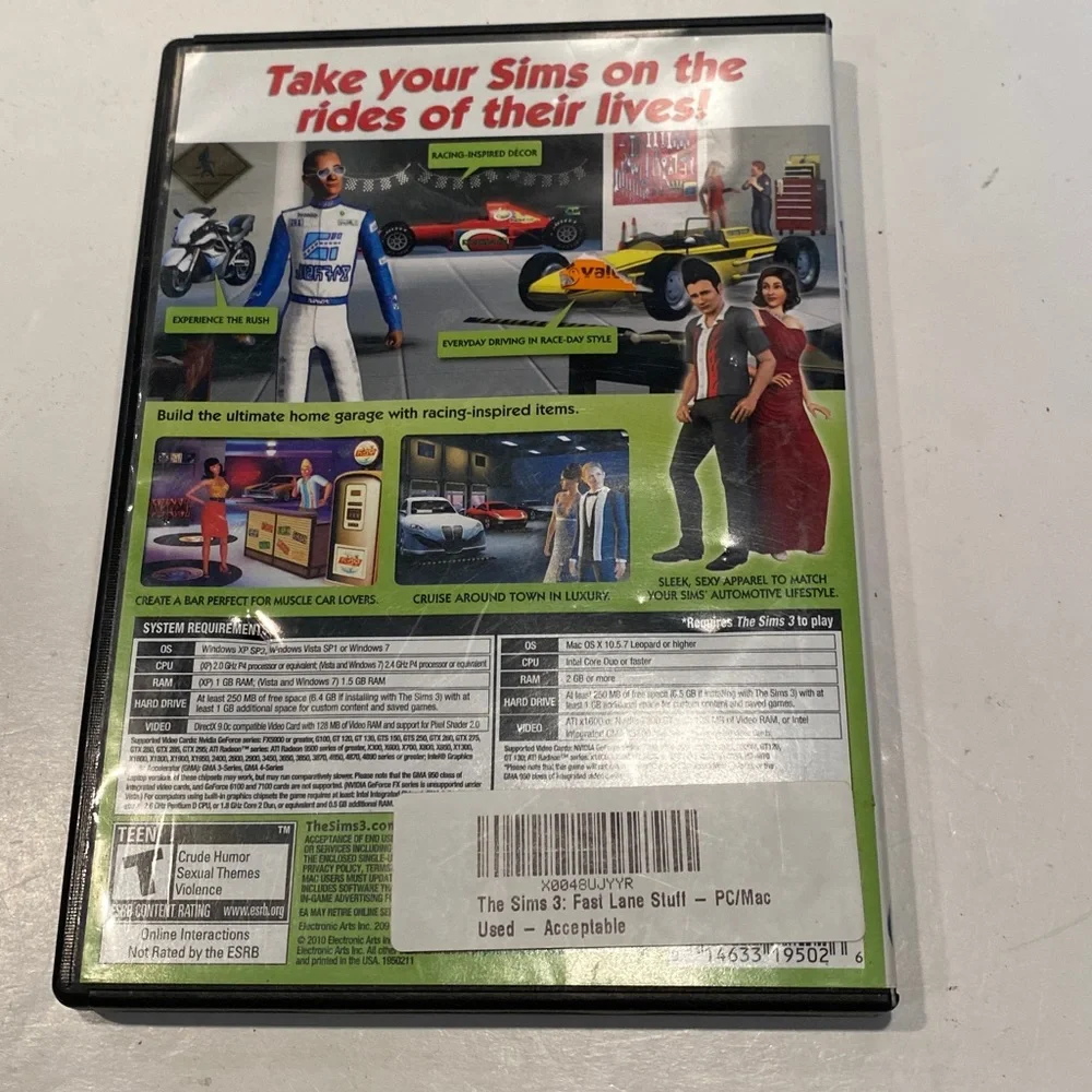 “The Sims3 Fast Lane Stuff” DVD-ROM